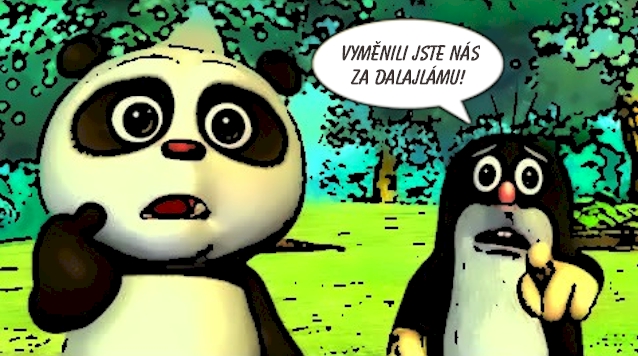 krtek a panda